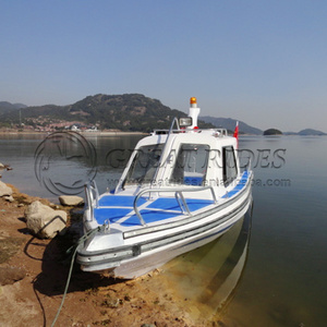 Bateau à moteur classique en fibre de verre de 5,38/17,6 pieds avec les meilleurs prix, bateau de luxe pour 6 à 8 passagers, cabine de croisière, moteur GR-FCB538-06, bateau de pêche - Product Image 3