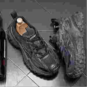 Baskets montantes décontractées pour hommes à motif maille multicolore, nouveau style polyvalent, respirantes, chaussures tendance pour hommes - Product Image 6
