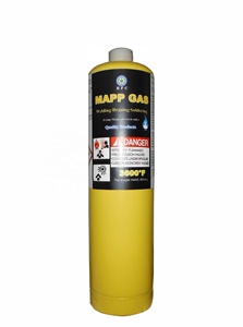 แก๊ส Mapp ยี่ห้อ SHINGCHEM ขนาด 400 กรัม ผู้ส่งออกจากจีน ขวดสีเหลือง โรงงานผลิต Mapp Pro คุณภาพดี ความบริสุทธิ์ 99.99% - Product Image 2