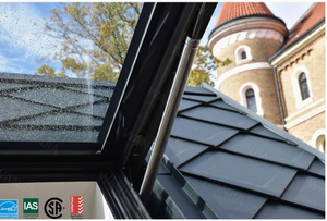 アルミ合金天窓カスタマイズされたモダンなトップハング低Eラミネートガラス耐衝撃性防水デザイン - Product Image 6