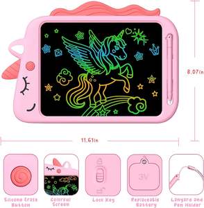 子供のためのカラー液晶スクリーン電子製図板付き10インチ液晶ライティングタブレット23 4 5 6 78歳 - Product Image 2