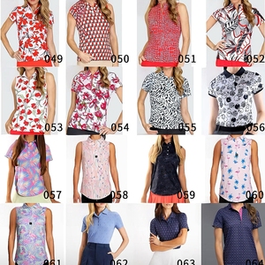 Magliette da Golf OEM Personalizzate per Donna in Poliestere ad Asciugatura Rapida, Traspiranti, Antipiega, Casual, Streetwear, con Logo Ricamato, Lavorate a Maglia - Product Image 4