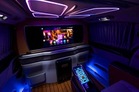 Nouveau kit de cloisonnement intérieur ABS pour modification de la paroi latérale arrière de la télévision, accessoires pour véhicule commercial GL8, modèle V-CLASS 013