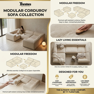 Sıcak Satış Modüler Kanepeler Modern Krem Rengi Kumaş Sıkıştırılmış Kanepe Yumuşak Sünger Tembel Konfor Koltuğu - Product Image 3