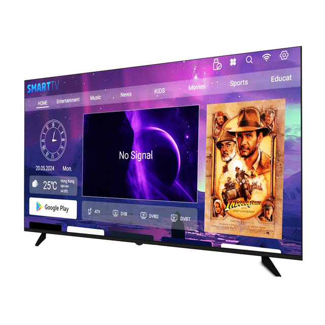 Manufacturer 43/50/55/65/75/85 Inch Android HD FHD 4K 3840x2160 WebOS System 120Hz QLED Panel HDR Google LCD LED Smart TV