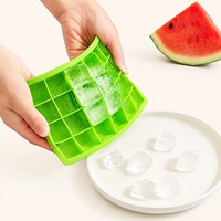 Ensemble de moules à glaçons en silicone multi-grilles, démoulage facile, sans BPA, qualité alimentaire, pour congélateur, portable, réutilisable, pour whisky, cocktails, jus
