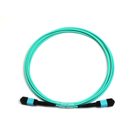 MPO ke MPO kabel bagasi Mini 3.0mm kabel Fanout kabel Patch serat optik OM3 OM4
