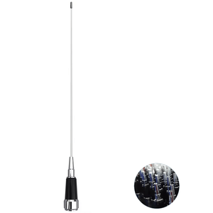 เสาอากาศวิทยุติดรถยนต์ 3.4dBi พร้อมหัวต่อ PL259 134-174MHz VHF เสาอากาศ MC101 Diamonds Mobile Antenna - Product Image 1