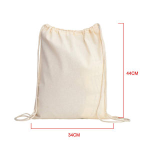 Mochila de Lona con Cordón Personalizada de Fábrica, con Logotipo, Ecológica, Plegable, Bolsa Grande para Gimnasio, Deportes, Regalo Promocional - Product Image 2