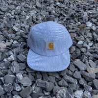 Gorra de Béisbol HOULIN de 6 Paneles con Bordado a Rayas, Visera Plana, Ajustable, de Algodón y Poliéster, para Adultos Unisex, para las Cuatro Estaciones