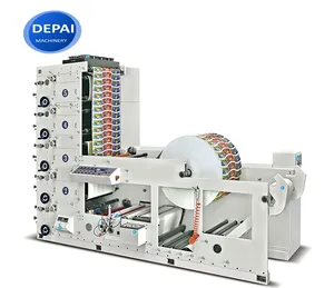 Venda máquina de impressão de filme folha de copo de papel em branco Flexo rolo a rolo 4 cores