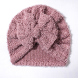 Gorro de Bebé Europeo y Americano, de Algodón Transpirable, Unisex, Cálido, con Lazo de Felpa, para Bebés y Niños Pequeños, Otoño/Invierno, Nuevo - Product Image 5