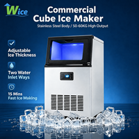 Machine à glaçons commerciale pour entreprises, machine à fabriquer des blocs de glace, machine à glaçons