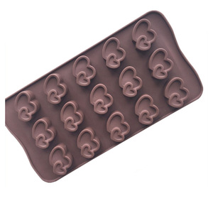 心形硅胶烘焙模具，适用于巧克力、糖果、饼干和蛋糕 - 安全包装套装 - Product Image 3