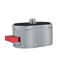 Mini plaque adaptatrice magnétique à dégagement rapide pour trépied, compatible avec les stabilisateurs DJI Ronin S SC, pour vlogging, réalisation de films, appareils photo reflex numériques et caméras vidéo