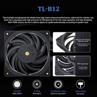 Thermalright CORE Vision 360 CPU noir refroidissement d'eau avec écran LCD IPS 480x480 pour bureau de jeu
