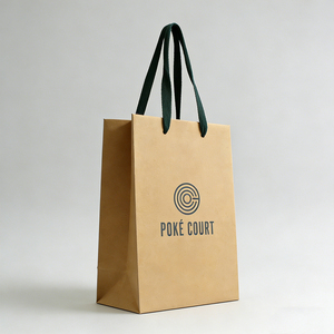 Sacs cadeaux personnalisés recyclables pour vêtements de vente au détail, emballage avec logo personnalisé, sac de shopping en papier kraft brun <span class=keywords><strong>pas</strong></span> <span class=keywords><strong>cher</strong></span> avec poignée - Product Image 2
