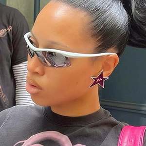 Gafas de Ciclismo Deportivas Unisex de Moda 2023, Gafas de Sol a Prueba de Viento, Montura Media, Lente de una Pieza - Product Image 2