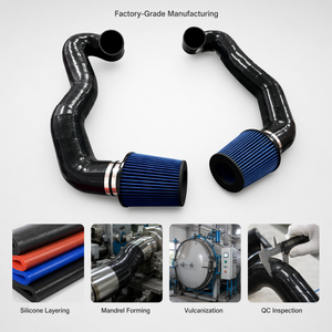 Kit de Tuyaux en Silicone pour Système d'Admission d'Air Froid JUXING BW-X5MSH 3,5 Pouces pour <span class=keywords><strong>F95</strong></span> X5M/F96 X6M/G09/G06 – Ensemble de Tuyaux à Haut Débit - Product Image 3