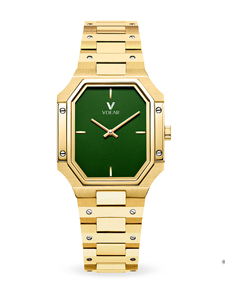 Montre à quartz en or 18 carats pour homme, cadran carré, diamants, acier inoxydable, lumineuse, luxe, date, montre-<span class=keywords><strong>bracelet</strong></span> pour homme, OEM - Product Image 3