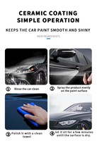 Super Armor 120ml, Spray de Revestimiento Nano Cerámico, Altamente Hidrofóbico, Autolimpiante, Antiincrustante, Brillo para Carrocería, Revestimiento para Pintura de Automóviles