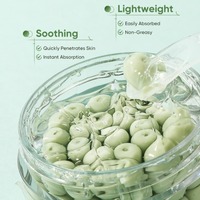 Crème hydratante pour le visage anti-taches avec capsules de matcha, crème éclaircissante pour le visage infusée de niacinamide et de collagène