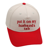 Casquette de baseball personnalisée OEM avec slogan brodé, bicolore, 6 panneaux, réglable, décontractée, unisexe, style papa, en velours de luxe
