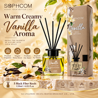 Coffret Cadeau Diffuseur de Parfum d'Ambiance Bouteille en Verre Bâtonnets en Fibre Arôme de Luxe Fournisseur en Gros Emballage Personnalisé