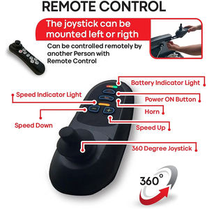 Hochwertige Smart Controller Joysticks Elderly Electric <span class=keywords><strong>Chair</strong></span> Leichter faltbarer Elektro rollstuhl für behinderte Carem oving - Product Image 4