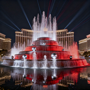 Fontaine d'eau dansante extérieure AWS avec contrôle de la musique pour jardin, lac, piscine, fontaine de jardin - Product Image 2