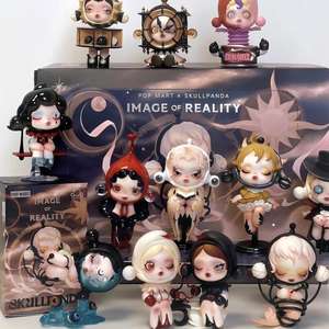 POP MART Skull panda Bild der Reality-Serie Mystery Box 12 Stück Mystery Boxes Action figur Niedliche PVC Action figur Blind Box Toy - Product Image 1
