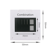 Kit d'expérience physique optique de feuille de réseau de diffraction d'interférence d'éléments d'optique à double fente de limon simple