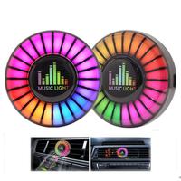 Éclairage d'Ambiance RGB Intérieur de Voiture Parfum Diffuseur Aromathérapie Contrôle APP Synchronisation Rythme Musical Lampe Pickup 12V 18W