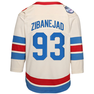 Maillot de Hockey des Rangers de New York 2026 Winter Classic Mika Zibanejad 93 pour Homme, Respirant, 100% Polyester, Édition Événement Miami - Product Image 4