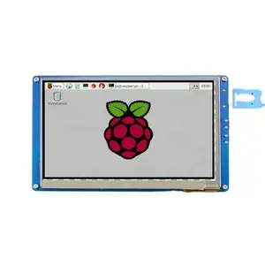 覆盆子pi lcd面板lvds 7英寸tft显示屏模块，hmi触摸屏led显示器黑色