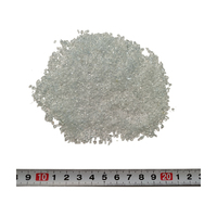 Pierre de verre concassée transparente recyclée 1-3 mm à bon prix pour carrelage, terrazzo, gravier, décoration extérieure d'hôtels et d'appartements