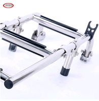 Échelle de bateau FOYO en acier inoxydable, échelle télescopique pour yacht, échelle de quai, escalier marin pour bateau/yacht/kayak