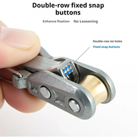 Tendeur de corde à dégagement rapide réglable pour cordes de 3 à 8 mm, idéal pour le camping, les bateaux, les camping-cars, les sangles de chargement et les auvents.