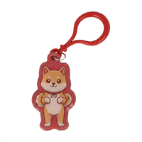 Gantungan Kunci PVC Hewan Kartun Lucu - Gantungan Kunci Karakter Die-Cut, Hiasan Tas & Souvenir Pesta untuk Produsen Mainan Anak
