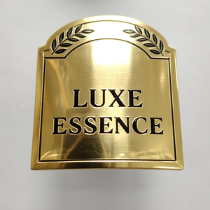 Black Printed Square Custom Logo Packaging <b>Labels</b> Strong Adhesive Waterproof Full Color Vinyl Stickers for Candle and Craft Use - Product Image 3