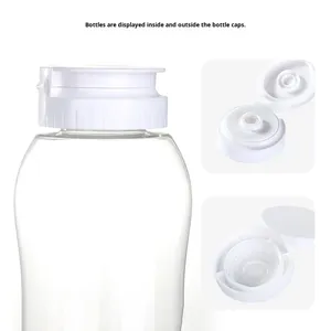 Plastic Sealed Leak-Proof Double-Layer Honey Cap for Inverted <b>Squeeze</b> Condiment <b>Bottles</b> 38-400 - Product Image 2