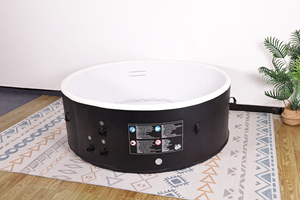 Bain Gonflable Rond Intérieur Moderne Spa Maison en PVC Épaissie <span class=keywords><strong>Villa</strong></span> Chauffage à Température Constante <span class=keywords><strong>Piscine</strong></span> de Trempage Surf à Chaud - Product Image 4