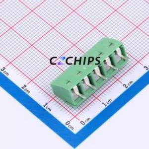 1729157 Screw Terminal Block Through hole Component (THT),P=5.08mm Connector 5.08mm Green Through Hole 5P - Product Image 2