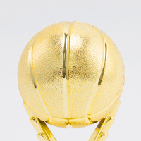 Trophée de basketball en plastique doré le plus vendu, pièces assemblables, imprimé UV, récompense de championnat pour les matchs de basketball GZ50
