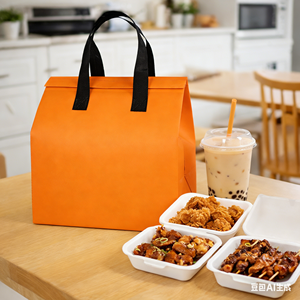 Mailerpak Reusable Insulated Solar Panel <b>Lunch</b> <b>Backpack</b> Animal Prints High Capacity Leakproof Waterproof for Outdoor Travel Work - Product Image 6