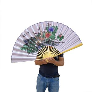 0,63*1,1 m tela de seda de estilo chino ventilador colgante grande decoración de entrada montada en la pared técnica pintada para accesorios de fotografía - Product Image 5