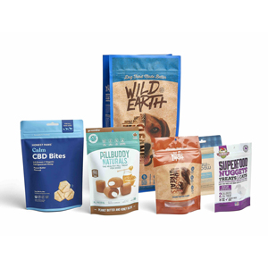 Bolsa de alta calidad impresa personalizada, bolsas de golosinas, embalaje de alimento para perros, bolsa de plástico resellable para alimentos para mascotas con cremallera - Product Image 1