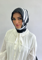 Grands foulards carrés en satin imitation soie polyester pour l'automne et bonnets de nuit pour femmes