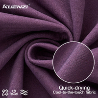 T-shirt pour femme Kuenzi personnalisé à col rond, manches courtes, 100% polyester, tissu Sorona, 180 GSM, poids lourd