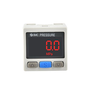 Capteur de vide de pression numérique de haute précision pneumatique SMC Type ZSE / ISE30A pressostat numérique ZSE / ISESeries 12V/24V - Product Image 1